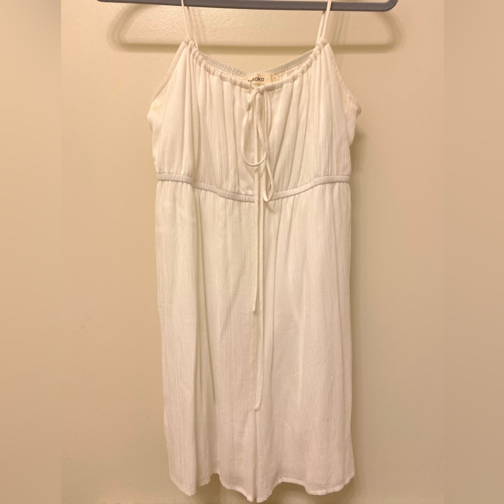 rokoko Women's White Flowy Romper